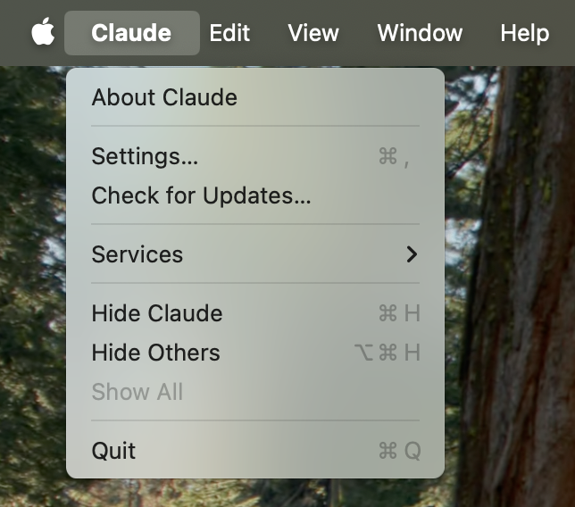 Settings alt text